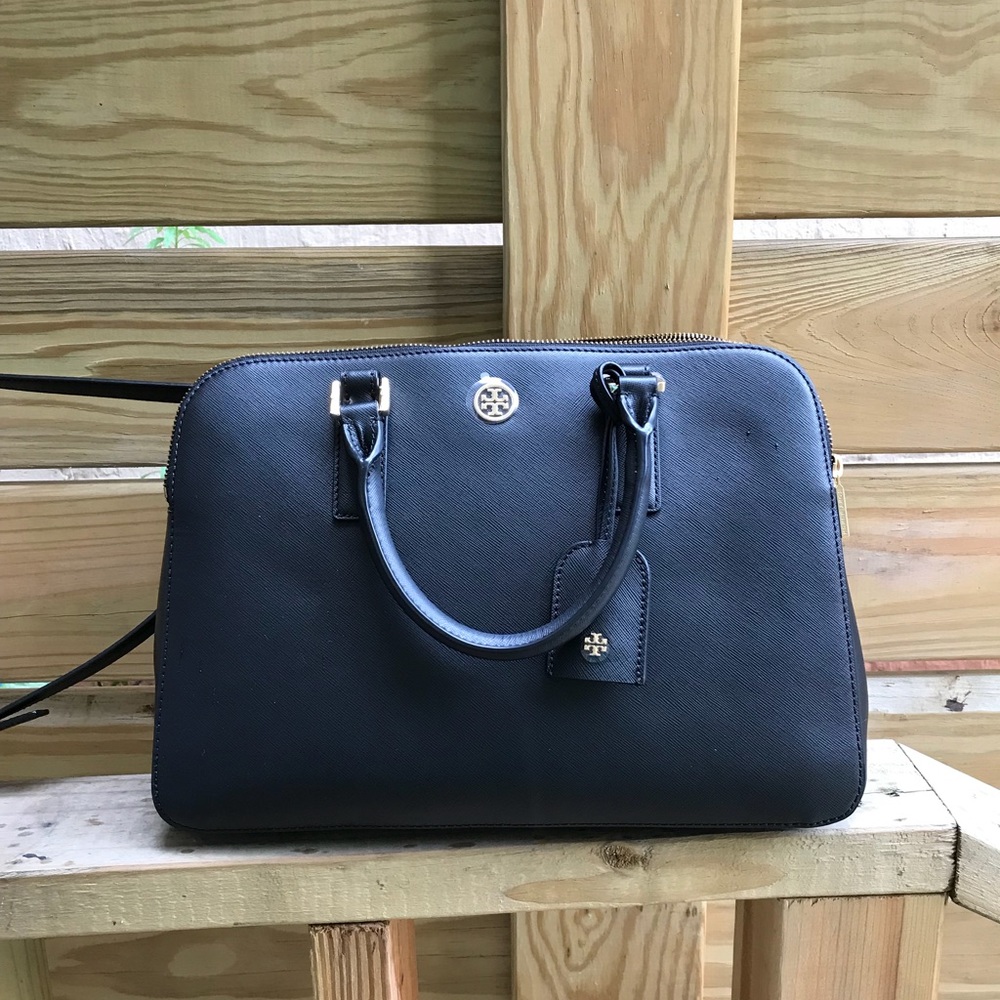 Tory Burch Robinson Triple Zip Satchel NWT